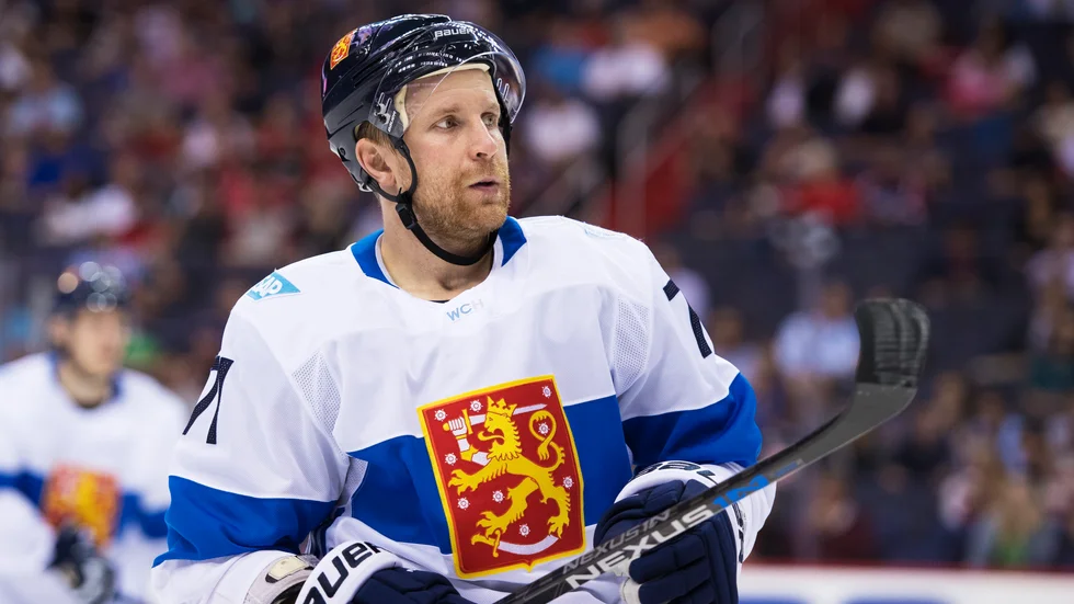 Leo Komarov i det finländska landslaget.