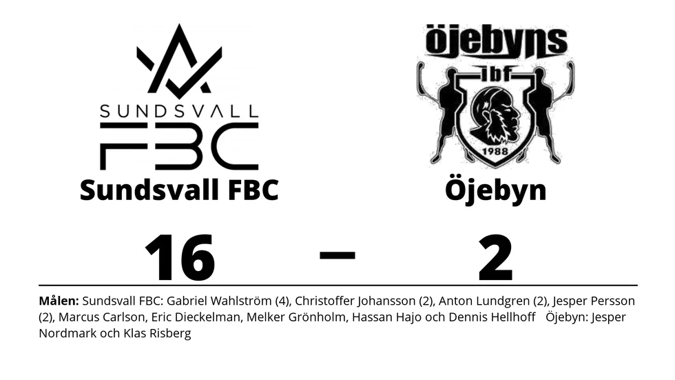 Sundsvall FBC vann mot Öjebyns IBF