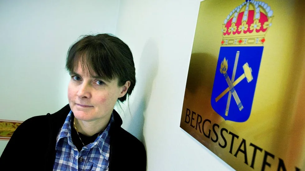Bergmästare Åsa Persson.