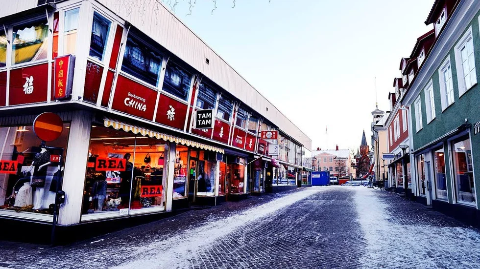 Nytt Åhlénshus. Enligt uppgifter har det diskuterats en etablering av Åhléns i fastigheten Voltakorset i Västervik.