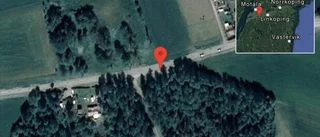 Olja på vägen stör trafiken