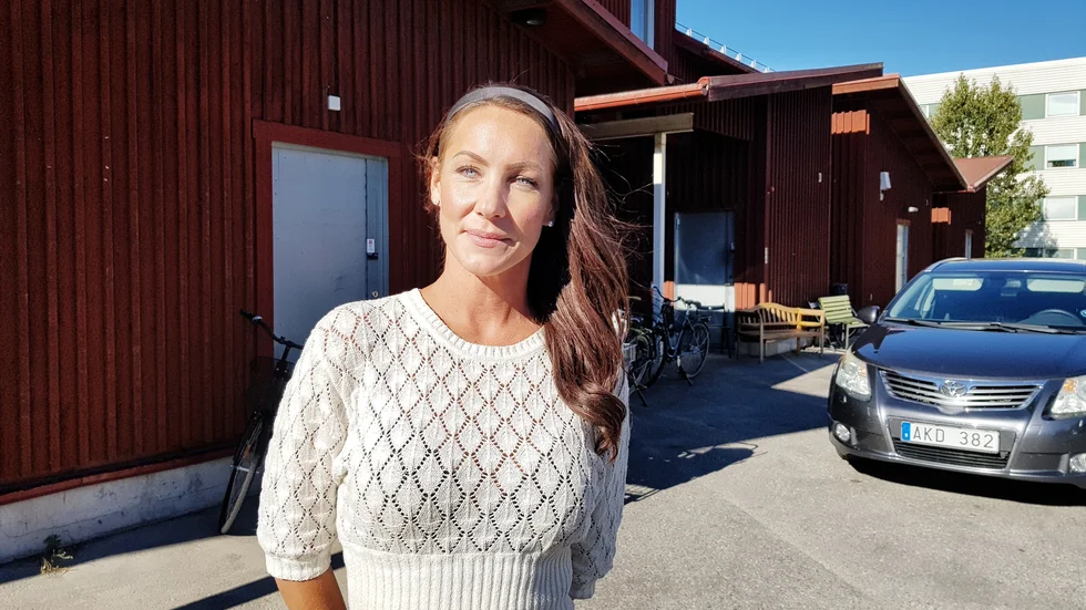 Janna Sunnari, Piteå: "Helgen är räddad vi ska se fotbollscup, Blikk-cupen, lördag. Söndag ska barnen spela fotbollsmatch".