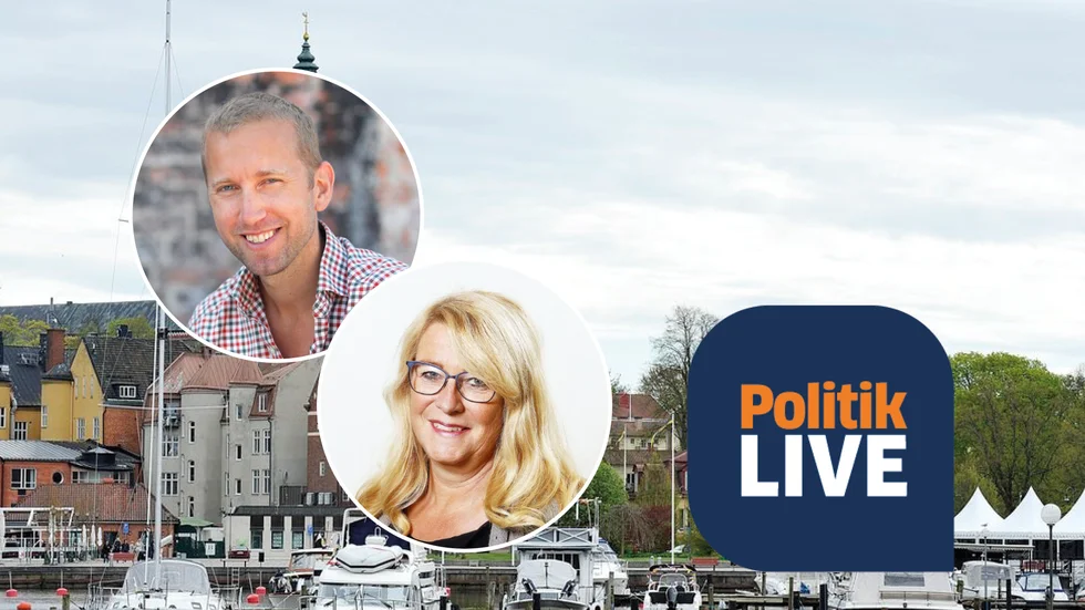 Jacob Högfeldt (M) och Maria Nerby (C) frågas ut i direktsändning.