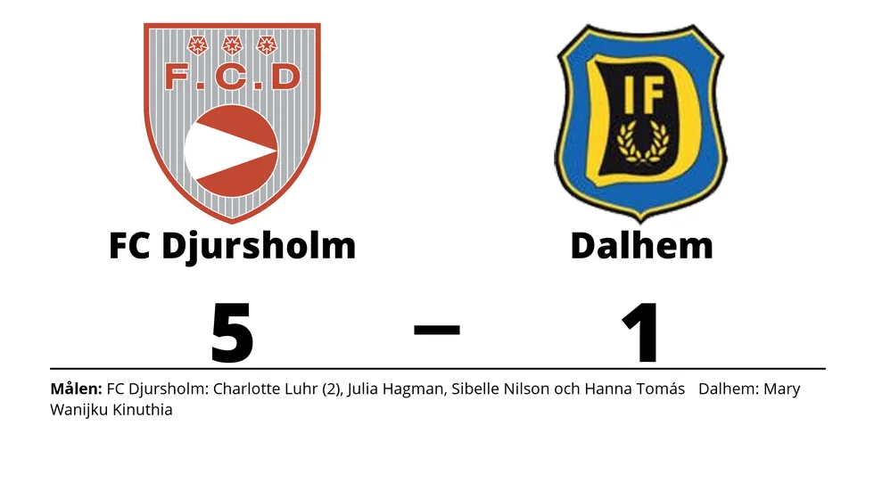 FC Djursholm vann mot Dalhem IF