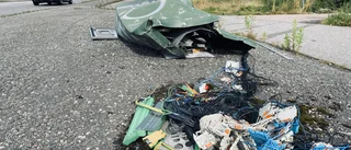 Elskåp demolerat – trafikljusen utslagna i stor korsning minst en vecka: "Det är bara smulor kvar"