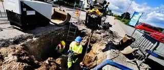 Vattenläcka ska plåstras om