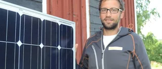 Han säljer solenergiteknik