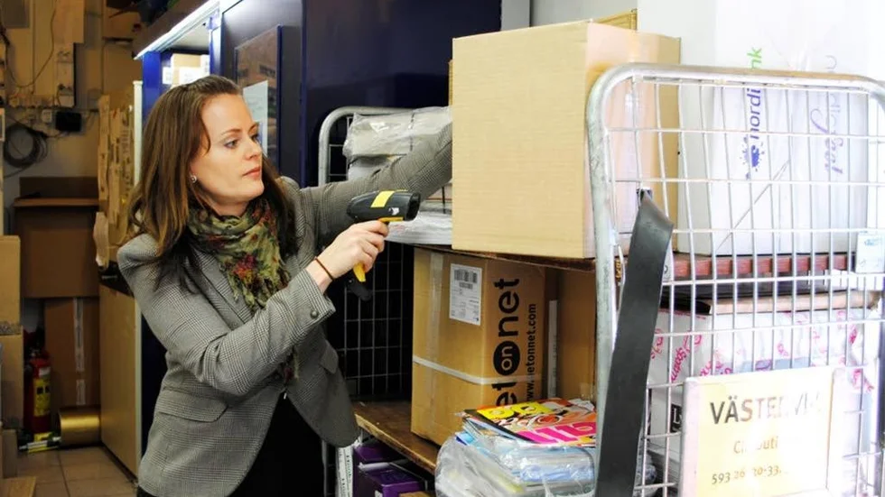 Annelie Folkesson på Citybutiken har märkt av ökningen av näthandeln.