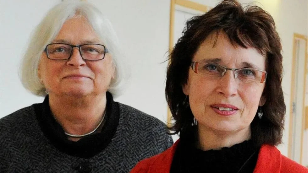 Kerstin Lahi och Gudrun Brunegård (KD) tycker att helikopter är ett viktigt verktyg för att hela Kalmar län ska få en bättre akutvård.