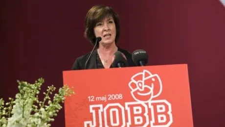 Artikelförfattaren kritiserar socialdemokraterna och Mona Sahlins jobbpolitik.Foto: Henrik Montgery/Scanpix