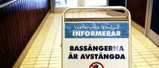 Kav lugnt i simhallen