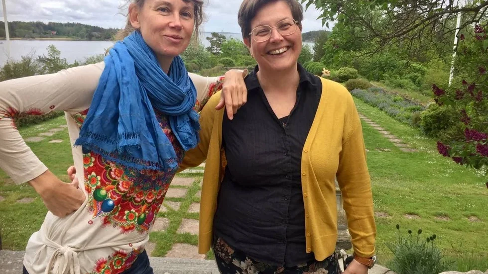 Sofi Håkansson och Pernilla Fogelqvist är lärare på Stensundsfolkhögskola, på lördag arrangar de Tillsammans-festivalen.