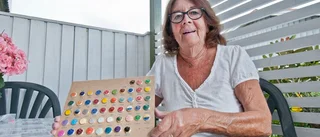 Hon har tagit 50 simborgarmärken