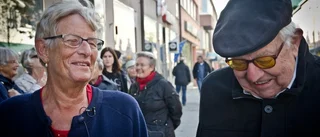Synskadade testade Östra Storgatan