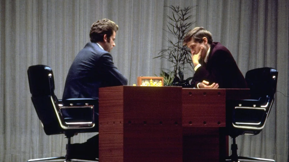 ”Århundradets match” handlade om schack mellan Boris Spassky och Bobby Fischer – men var också en symbolisk kamp mellan stormakterna i kalla krigets tid.