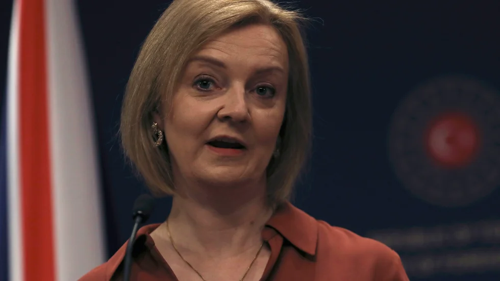 Storbritanniens utrikesminister Liz Truss tillkännagav sent på söndagskvällen offentligt att hon kandiderar till uppdraget som Toryledare – och därmed som nästa premiärminister. Arkivbild.