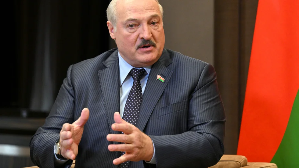 Belarus diktator Aleksandr Lukasjenko säger i en AFP-intervju att det inte är någon mening att erkänna de så kallade folkrepublikerna Luhansk och Donetsk. Arkivbild