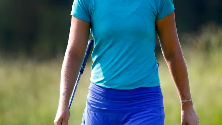 Anna Nordqvist var nära att vinna LPGA-tävlingen i Michigan. Arkivfoto: Noah K. Murray/TT