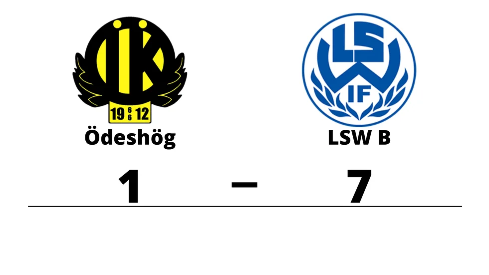 Ödeshögs IK förlorade mot LSW IF B