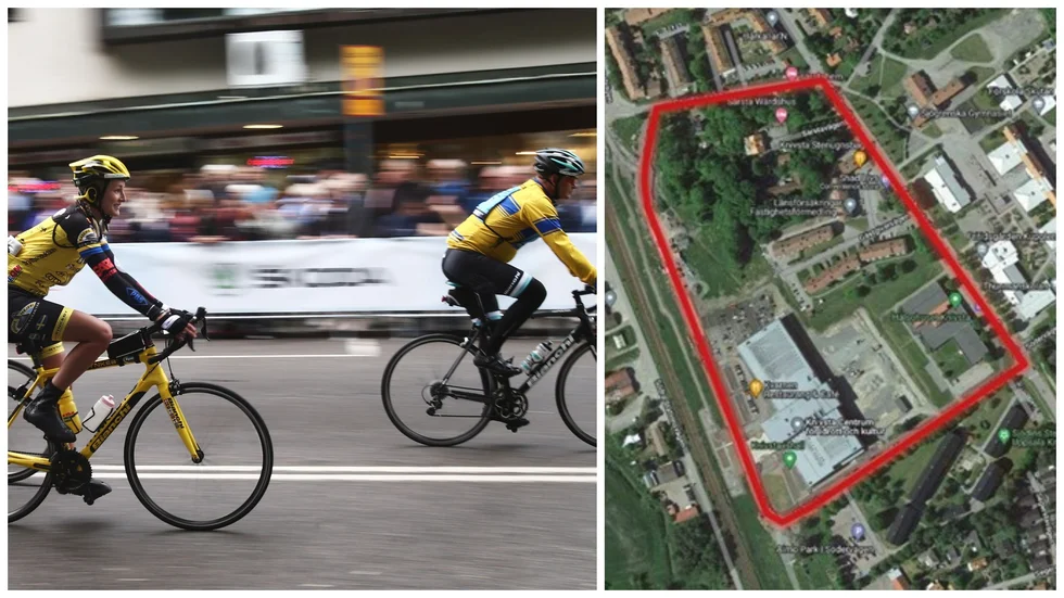 Cyklisterna i som kör Knivsta GP kommer att varva CIK ett flertal gånger. Cykelbilden är från ett annat tillfälle.