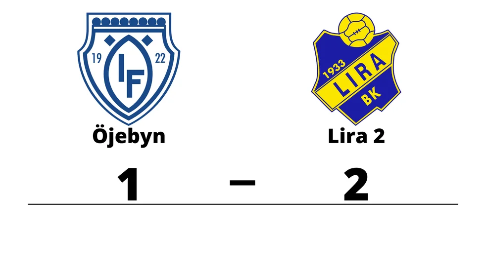 Öjeby IF förlorade mot Lira BK 2