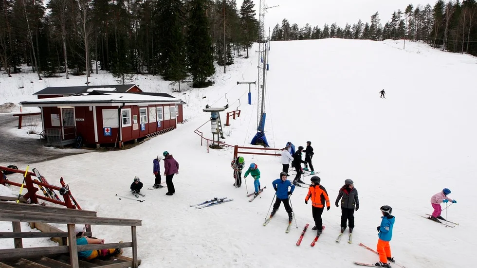 Malmabacken i Malmköping. Bilden är tagen vid ett tidigare tillfälle.