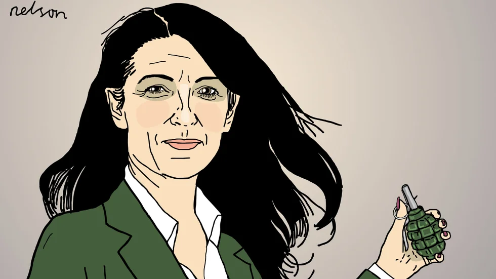 Amineh Kakabaveh (V) är en ledamot med sprängkraft.