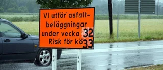 Risk för kö när väg 218 ska asfalteras