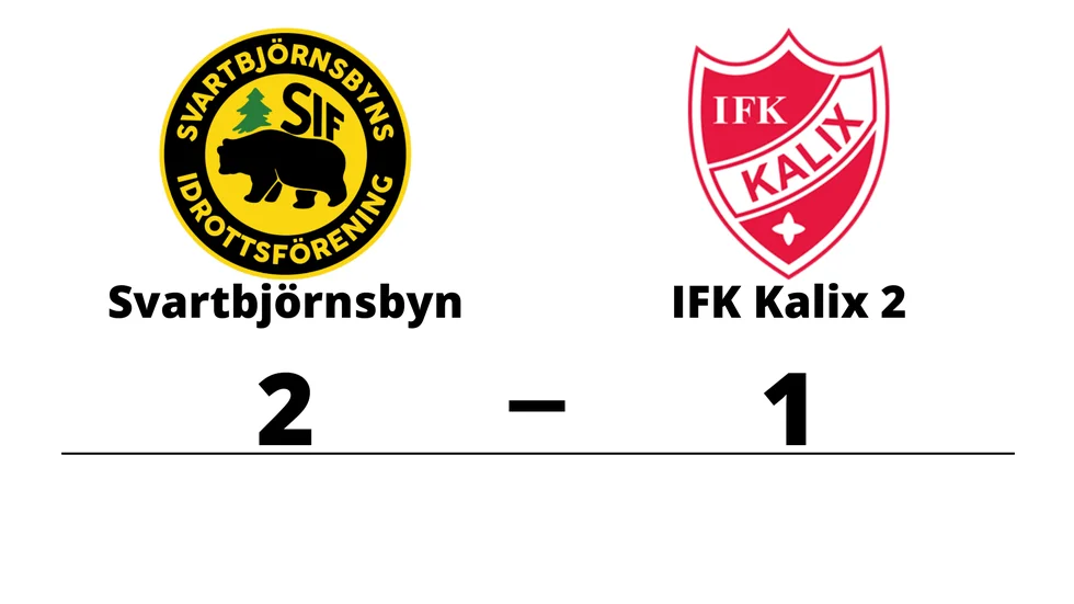 Svartbjörnsbyns IF vann mot IFK Kalix 2