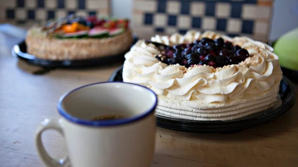 tårta kaffekopp fika