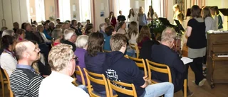 Fullsatt på flöjtavslutningen