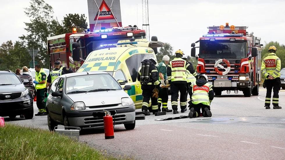 Christer Lind vill ha lägre hastighet i Årbyrondellen för att minska olycksrisken.