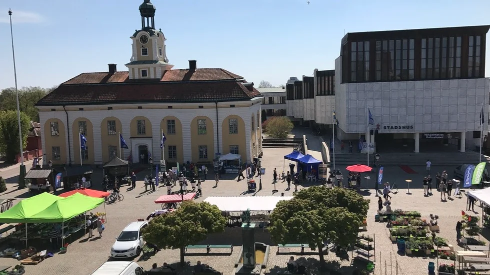 Stora Torget under Turista hemma-dagarna 2017. Den 17 maj är det dags igen.