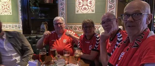 Guiffansen följer kvalrysaren från krogen – vi är på plats