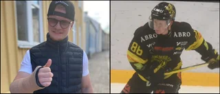 Hockey-Hampus bröt handleden – i fotboll: "Fick väldigt ont"