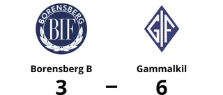 Borensberg B föll på hemmaplan
