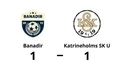 Banadir kryssade hemma mot Katrineholms SK U