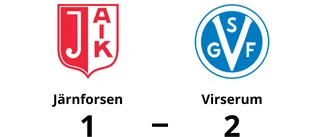 Drömstart när Virserum segrade mot Järnforsen på bortaplan