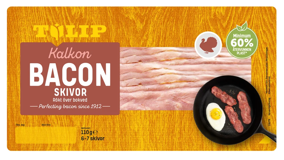 Danish Crown återkallar Tulip kalkonbacon.