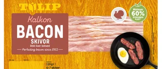 Kalkonbacon återkallas – salmonella hittat