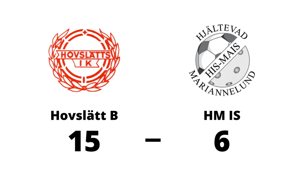 Hovslätts IK B vann mot Hjältevad Mariannelunds IS