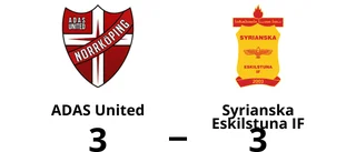 En poäng för ADAS United mot Syrianska Eskilstuna IF