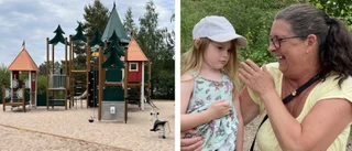 Nya lekparken vid sjön invigd med dans och fika – vi var på plats