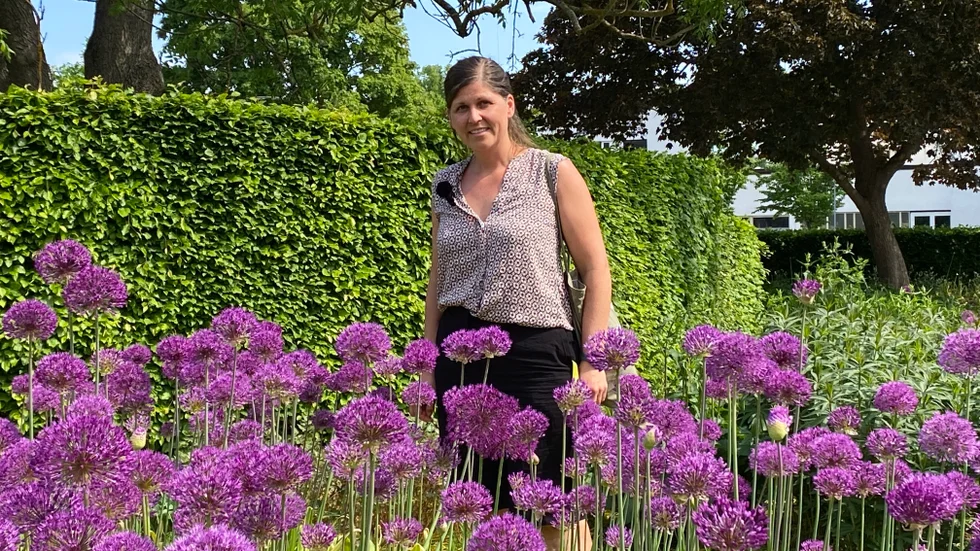 Stadsträdgårdsmästaren Anna-Karin Gävert är mycket stolt över att kommunens stora dragplåster, Drömparken, är på väg att byggnadsminnesförklaras.