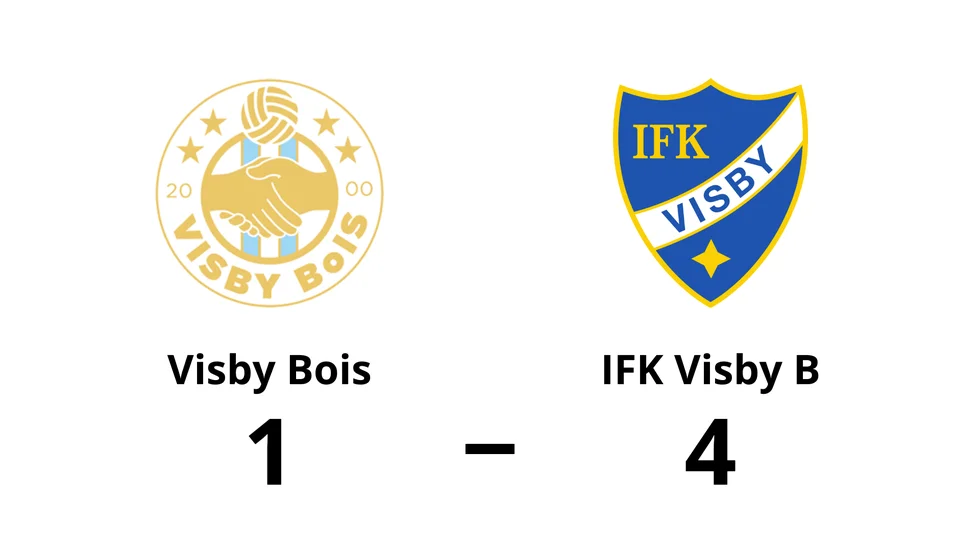 Visby Bois förlorade mot IFK Visby B