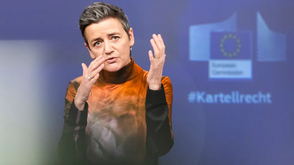 EU:s konkurrenskommissionär Margrethe Vestager. Arkivfoto.