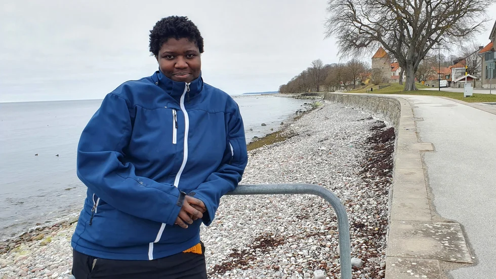 Caroline Muzito-Bagenda skrev inför säsongen på ett treårskontrakt med Visby Ladies.