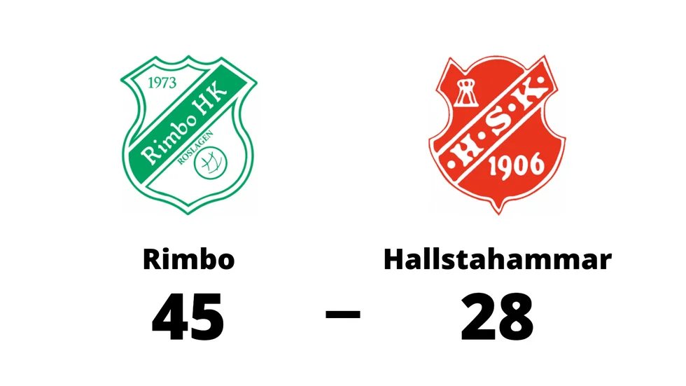 Rimbo vann mot Hallstahammars SK HK