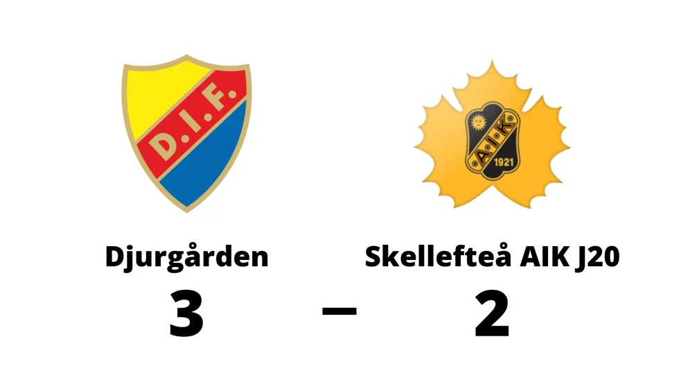 Djurgårdens IF vann mot Skellefteå AIK J20