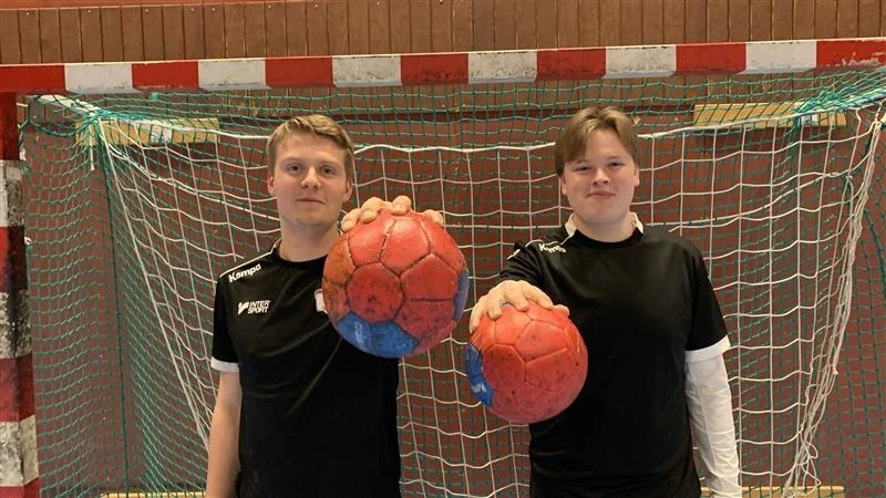 RP:s Albin Fingal och Marcus Gustavsson ser fram emot det allsvenska kvalet. 